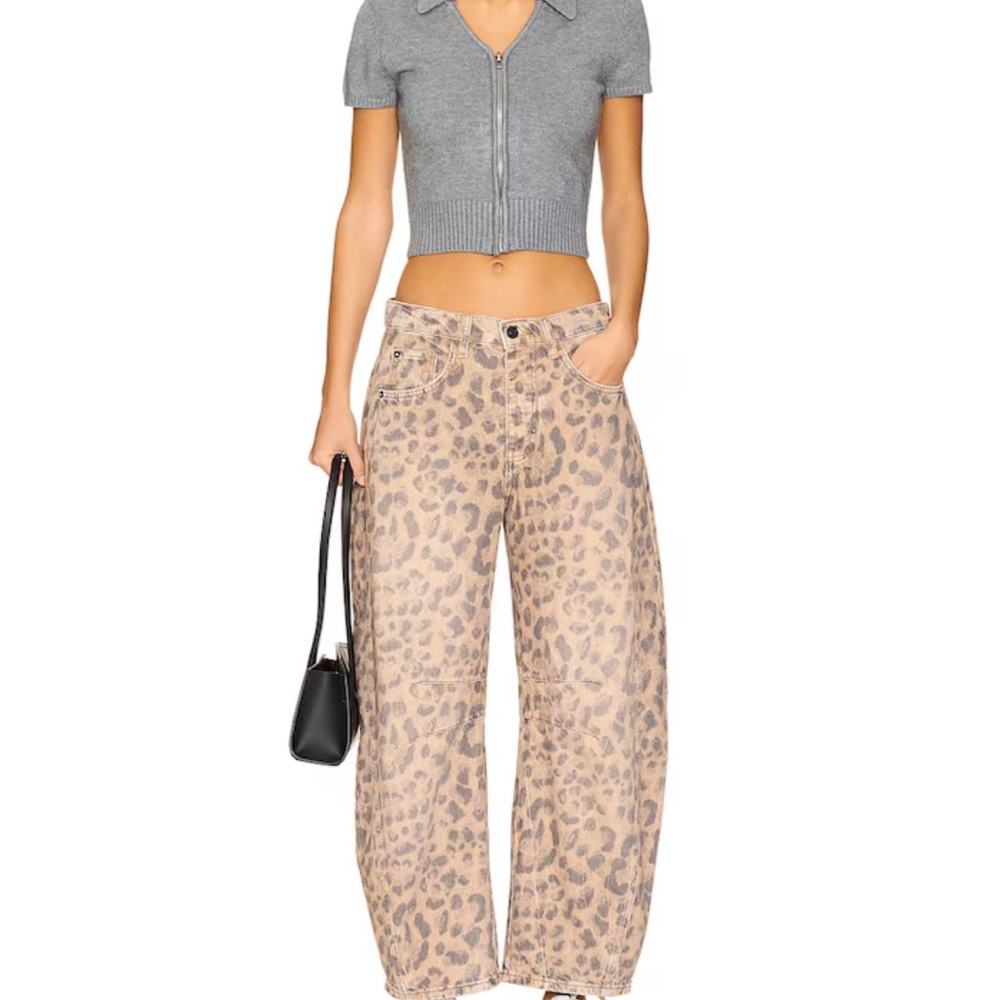 We The Free Good Luck Printed Mid Rise Barrel In Brown Size 26
Free People - Picture 4 of 4